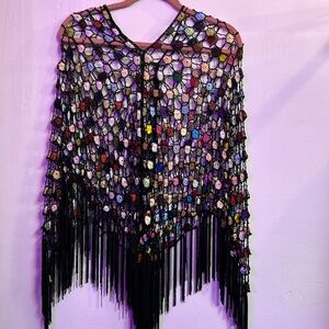Jeweled poncho